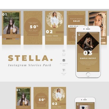 Stella - Истории из Instagram. Социальные сети. Артикул 95518