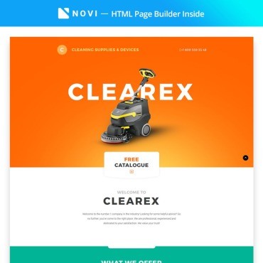Clearex -      Novi Builder.  Landing Page.  67242