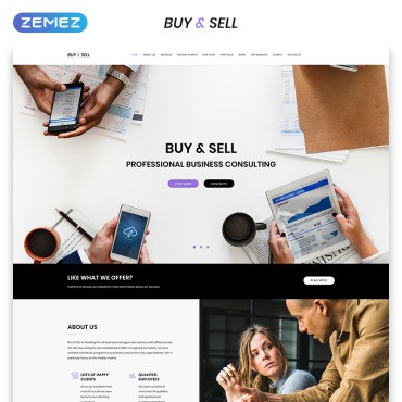 Buy & Sell -  - HTML.  Landing Page.  70715