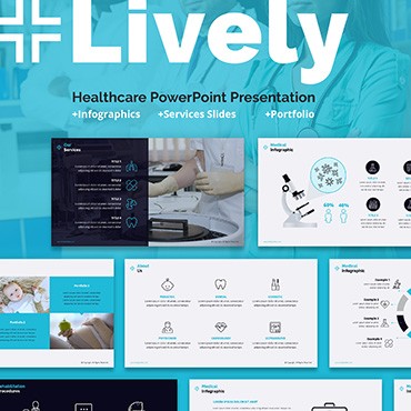 Lively Healthcare PPT Slides. PowerPoint .  66798