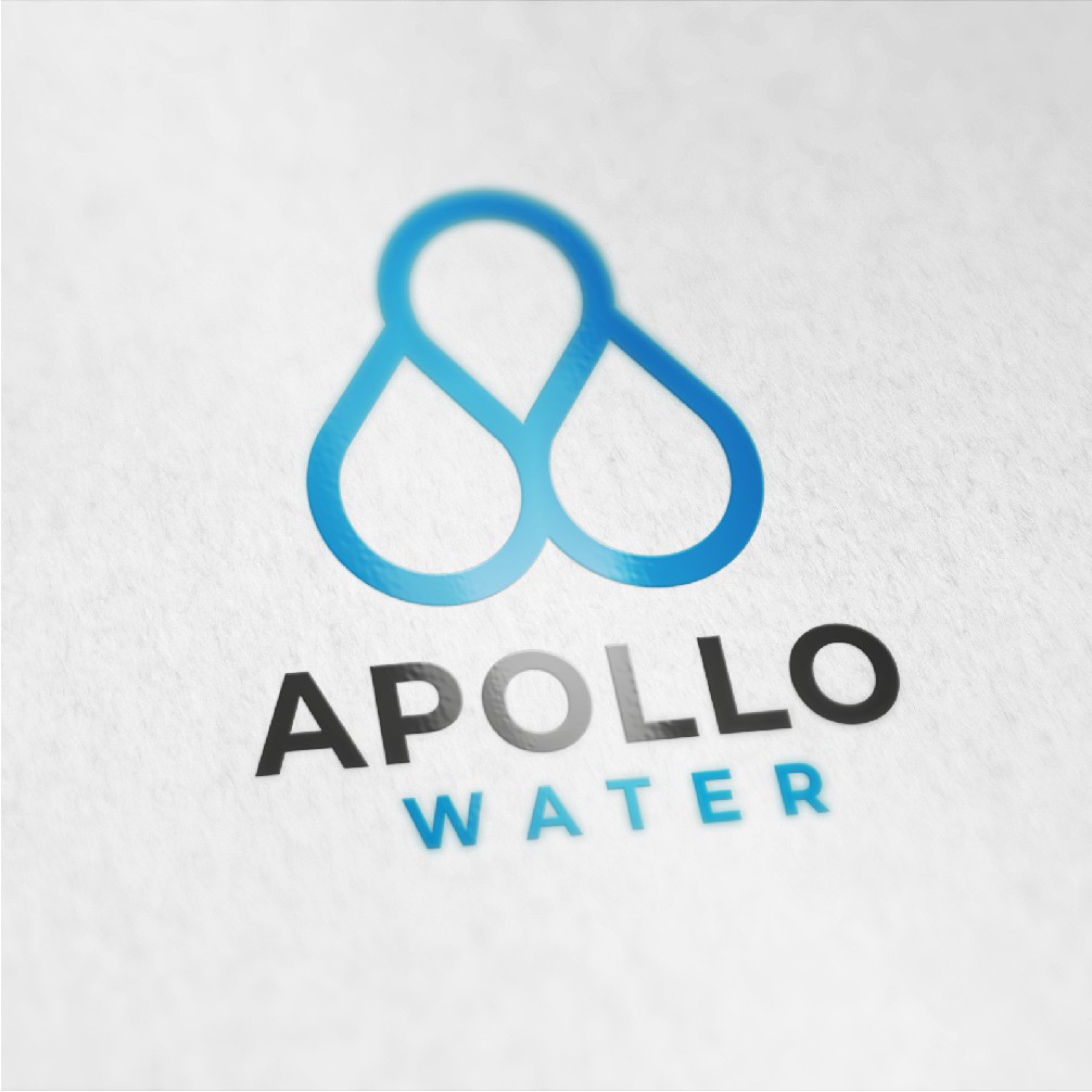 Письмо Аполлона Воды А. Шаблон логотипа. Артикул 98213