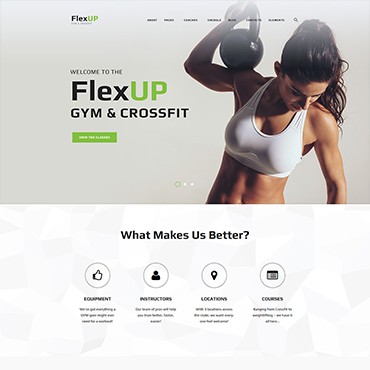 Flex Up - Crossfit WordPress Theme. WordPress  .  63992