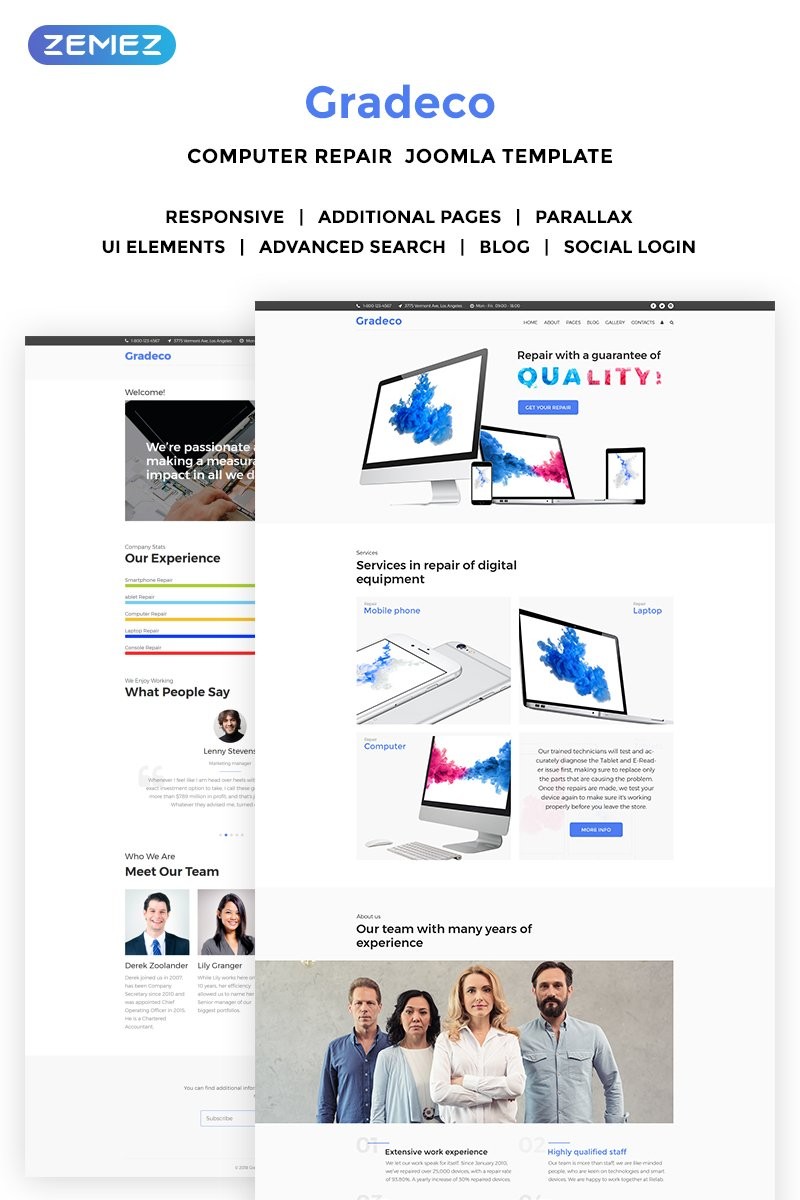 Gradeco - Ремонт компьютеров