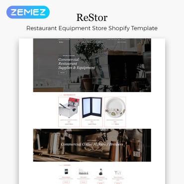 ReStore - Предметы домашнего обихода Multipage Clean. Shopify шаблон. Артикул 84431