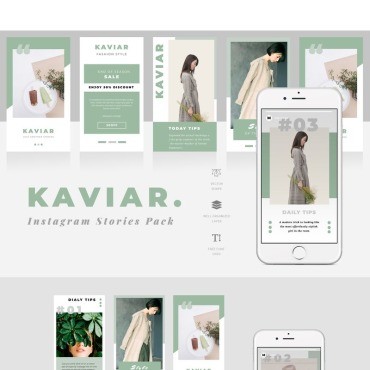 Kaviar - Истории из Instagram. Социальные сети. Артикул 95517