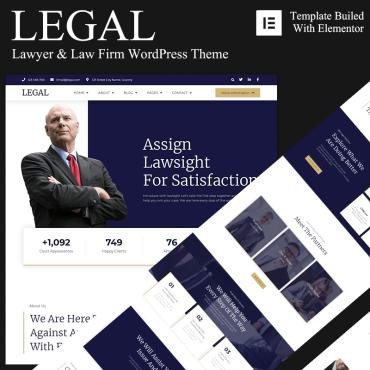 Legal - Lawyer & Lawfirm. WordPress  .  94795