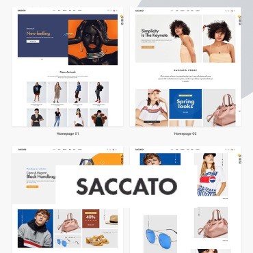 Saccato Fashion Store. PrestaShop тема. Артикул 87327
