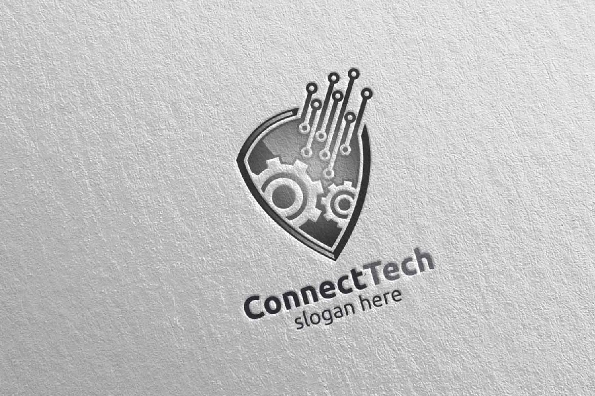 Технология и электроника 2. Шаблон логотипа. Артикул 97842