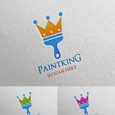 Paint King Vector.  .  92934