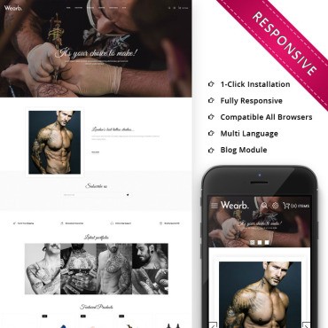 Wearb Tattoo Store - . OpenCart .  78530