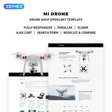 Mi Drone - Drone Shop. OpenCart .  68705