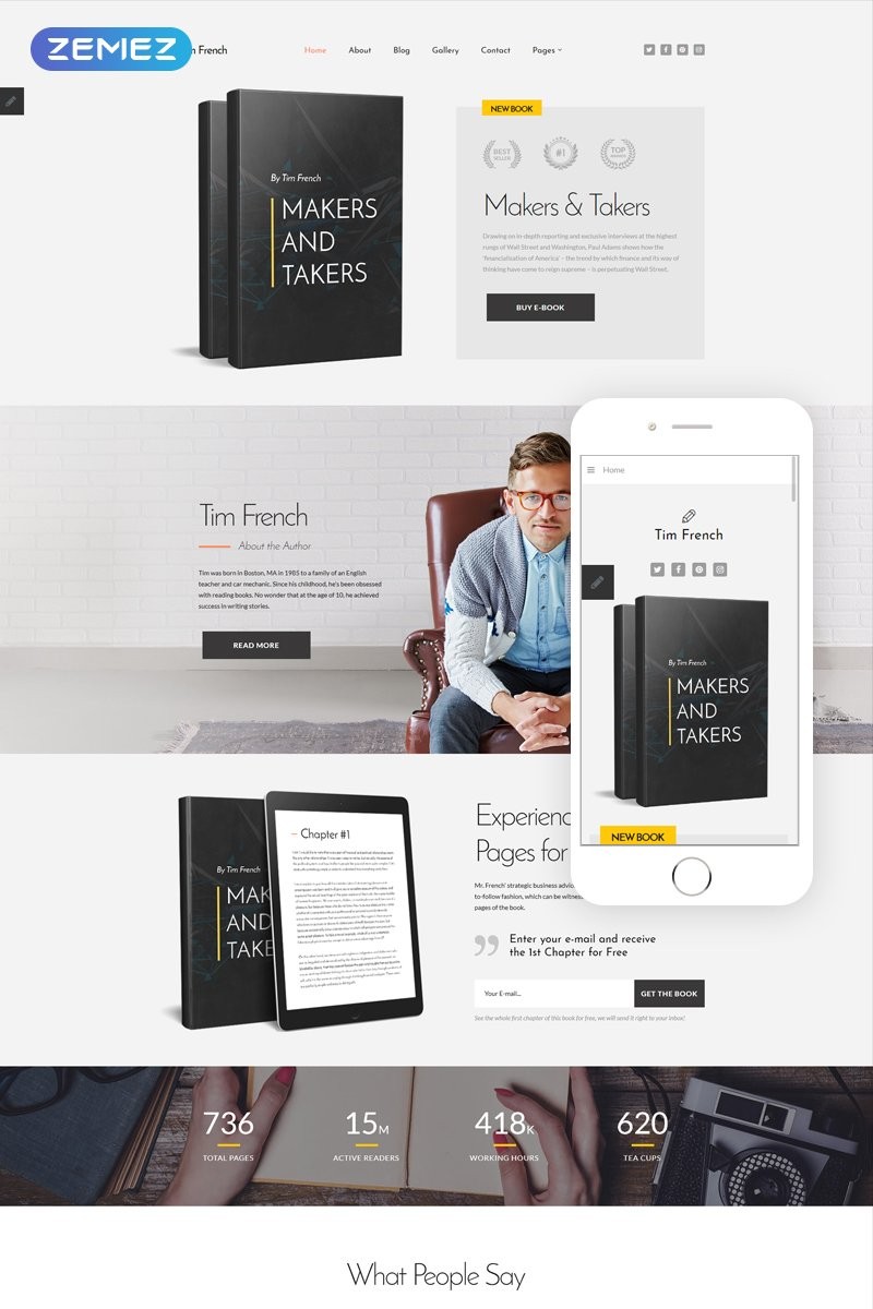 Тим Френч - Личные страницы Модерн