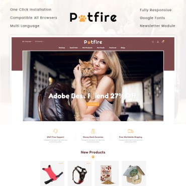 Petfire -  . OpenCart .  73583