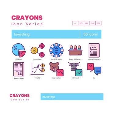 55   -  Crayons.  .  90491