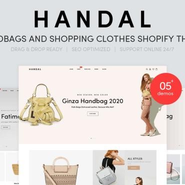 Handal - Сумки и шопинг. Shopify шаблон. Артикул 102711