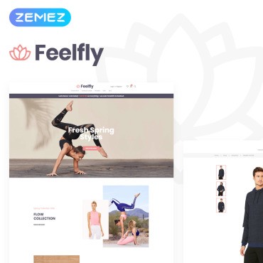 Feelfly - Магазин модной одежды ECommerce Modern Elementor. WooCommerce тема. Артикул 79130
