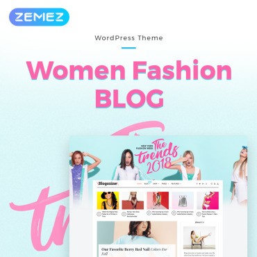 Blogozine - Fashion Elementor. WordPress  .  71661