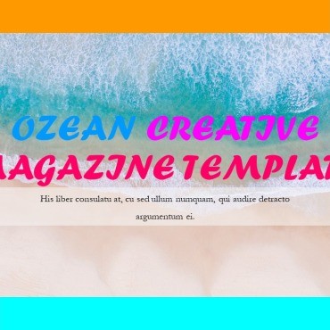 Ozean - Creative Magazine. PowerPoint .  84988
