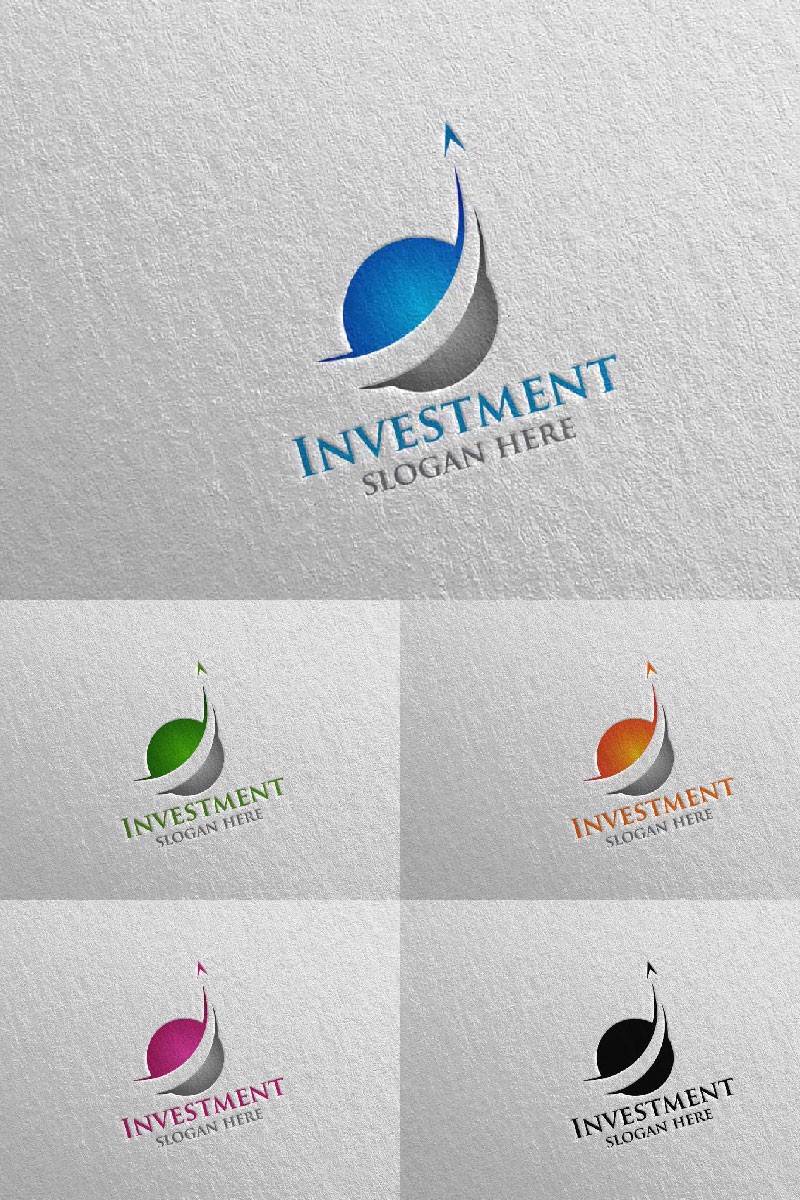 Инвестиционный маркетинг Финансовый 1. Шаблон логотипа. Артикул 97856