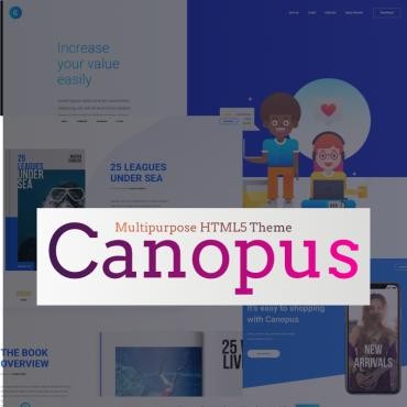 Canopus -  HTML.  Landing Page.  96815