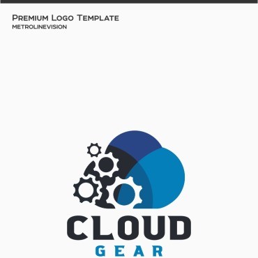 Cloud Gear. Шаблон логотипа. Артикул 77281
