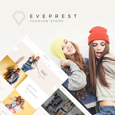 Eveprest Fashion 1.7 - Магазин модной одежды. PrestaShop тема. Артикул 69941