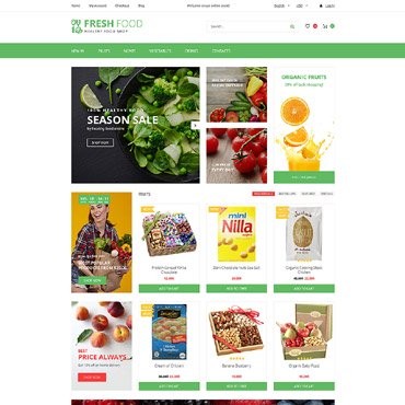Fresh Food -      . OpenCart .  62075