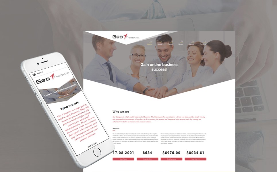 Joomla шаблон. Артикул 64032