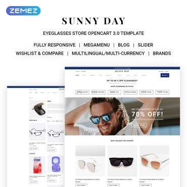 Sunny Day - -  . OpenCart .  70709