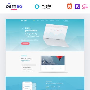 Might -  HTML- -.  Landing Page.  73394