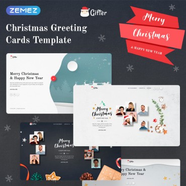 Gifter - HTML .  Landing Page.  74228
