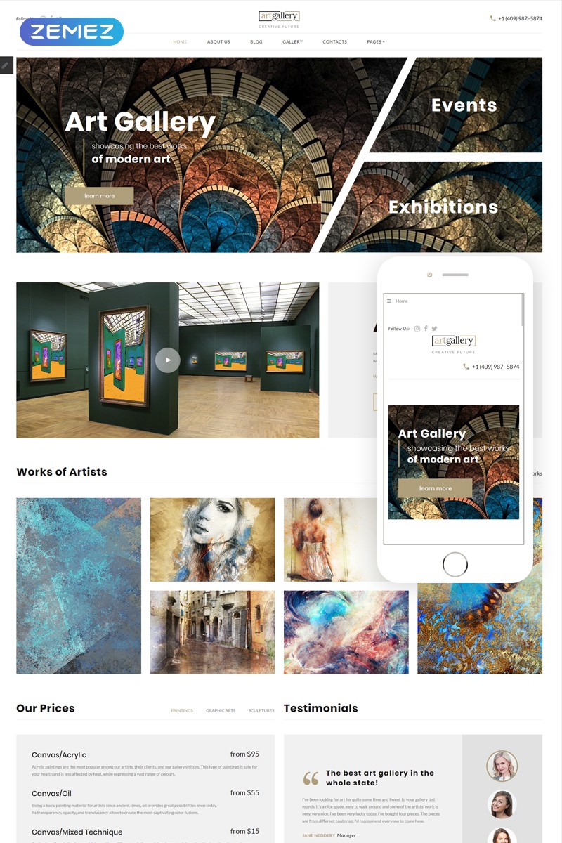 artgallery - Art Responsive Elegant