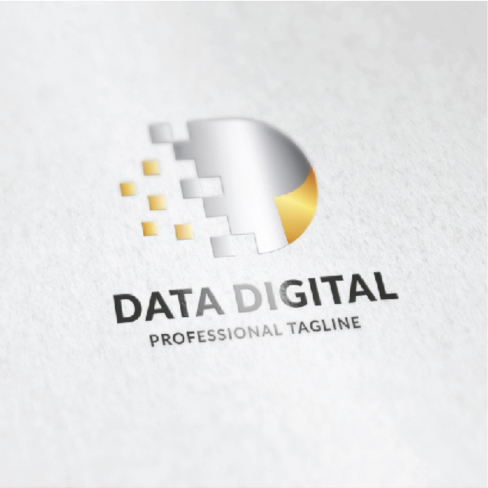 Data Digital. Шаблон логотипа. Артикул 98366