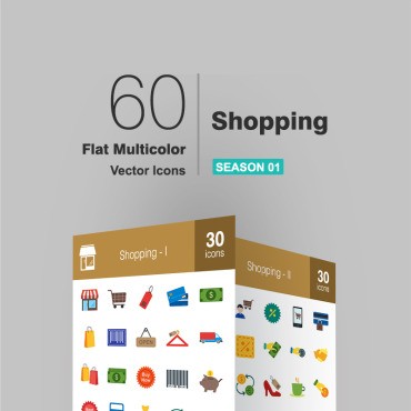 60 Shopping Flat Multicolor.  .  93175