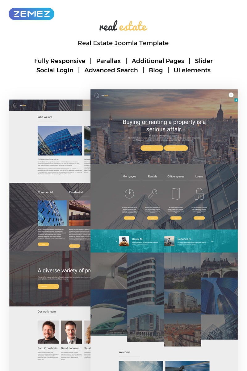 Joomla шаблон. Артикул 62160