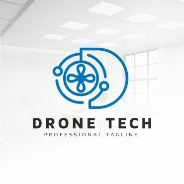 Drone Tech D Letter.  .  101597