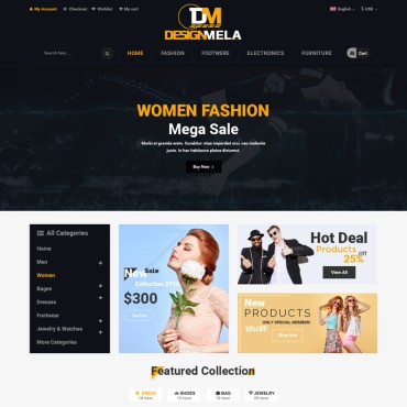 DesignMela eCommerce. PSD .  64481