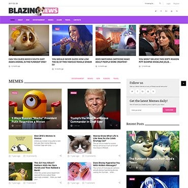BlazingNews -   . WordPress  .  62382