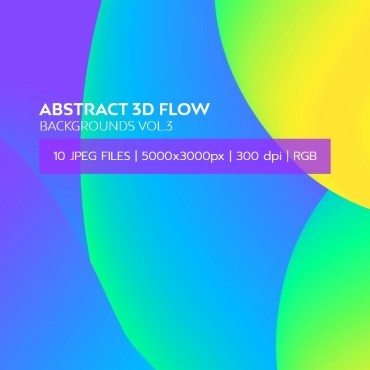 Абстрактный 3D Flow Vol.3. Фон. Артикул 98420