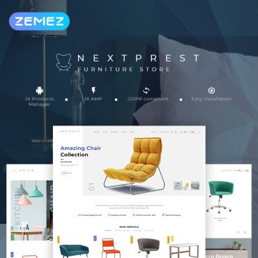 Nextprest -   Clean Bootstrap Ecommerce. PrestaShop .  79045