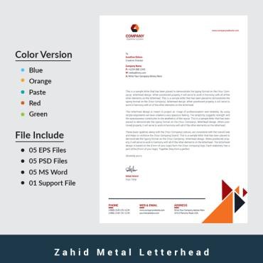 Zahid Metal Letterhead.  .  86665