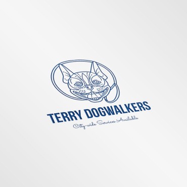 Terry Dogwalkers Logo.  .  64162