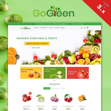 Gogreen Organic. OpenCart .  84037
