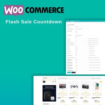 WooCommerce Flash Sale Обратный отсчет. WordPress Плагин. Артикул 87191