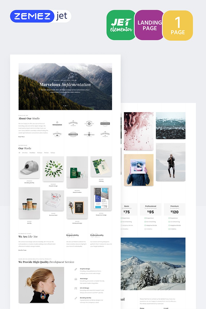 Imagix - Lite Portfolio Jet