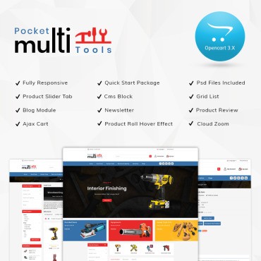 Pocket Multi-Tools Store. OpenCart .  78720