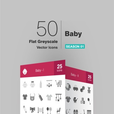 50 Baby Flat Greyscale.  .  93165