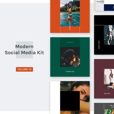 Modern Social Media Kit .  81258