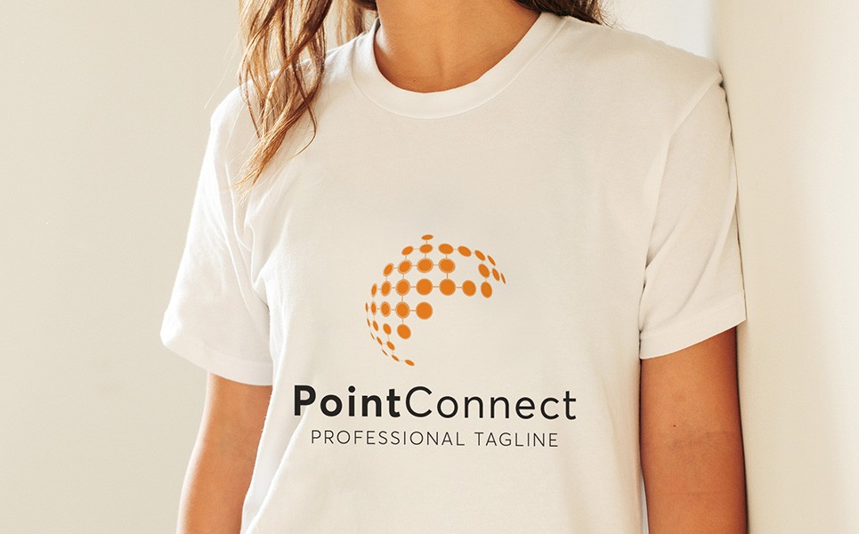 PointConnect. Шаблон логотипа. Артикул 95894