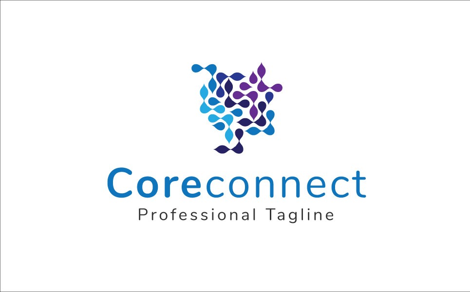 Coreconnect. Шаблон логотипа. Артикул 97726